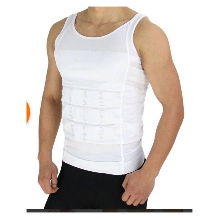 POLERA CAMISETA FAJA REDUCTORA HOMBRE CLICK VENTAS TÉRMICA ADELGAZAR TALLA XXL - 2