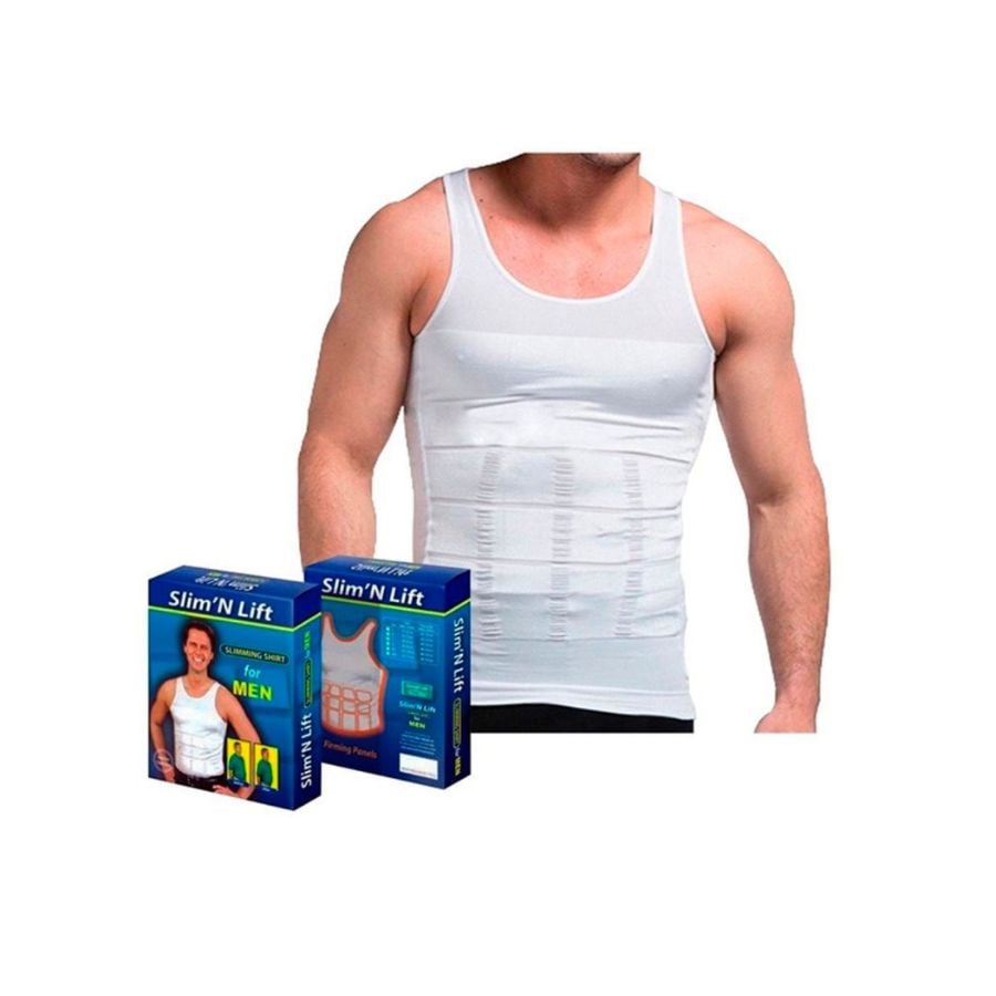POLERA CAMISETA FAJA REDUCTORA HOMBRE CLICK VENTAS TÉRMICA ADELGAZAR TALLA XL - 3