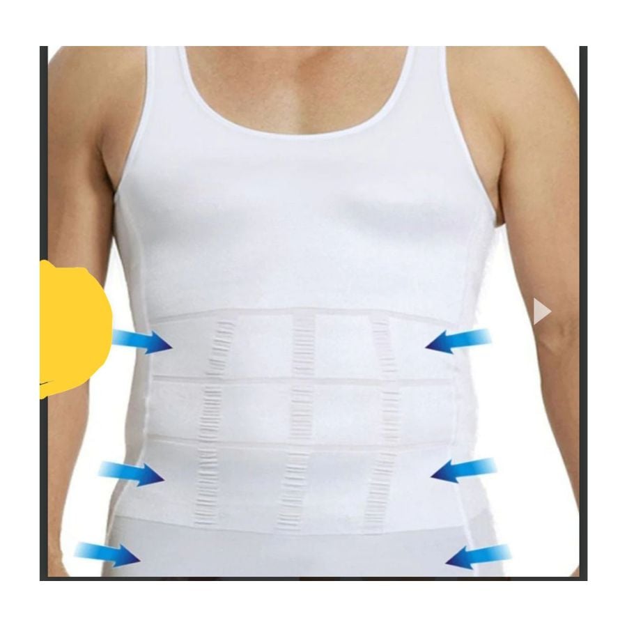 POLERA CAMISETA FAJA REDUCTORA HOMBRE CLICK VENTAS TÉRMICA ADELGAZAR TALLA XL - 4