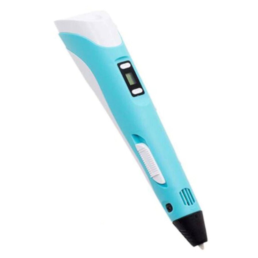LAPIZ IMPRESORA CLICK VENTAS 3D CELESTE 3 FILAMENTOS - 1