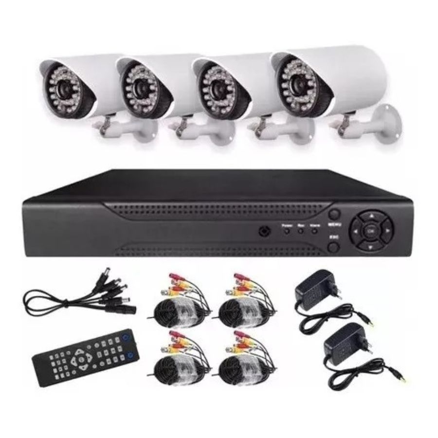 CCTV CLICK VENTAS KIT 4 CÁMARA SEGURIDAD MAS DVR 1080P FULL HD - 4