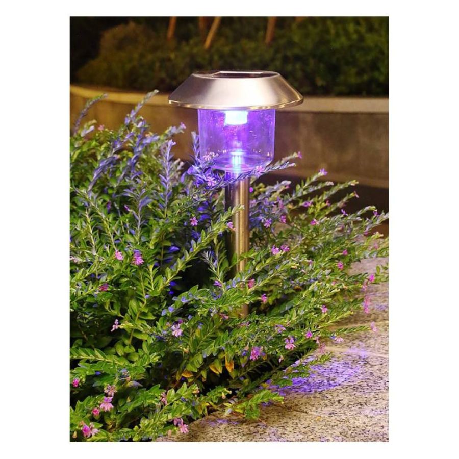 FOCO SOLAR CLICK VENTAS ESTACA INDOOR OUTDOOR 2 PCS RAIN PROTECCION RGB - 2
