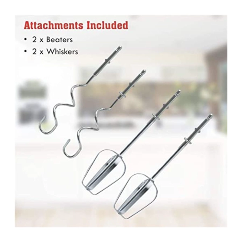 BATIDORA CLICK VENTAS 7 VELOCIDADES HAND MIXER MULTIFUNCIONAL 260W SCARLETT - 4