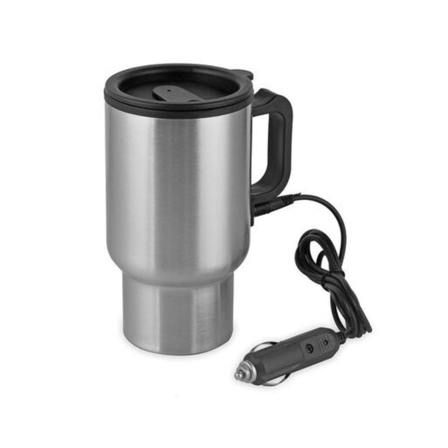 MUG TERMICO PORTATIL CON CONEXION PARA AUTO 12V - 3