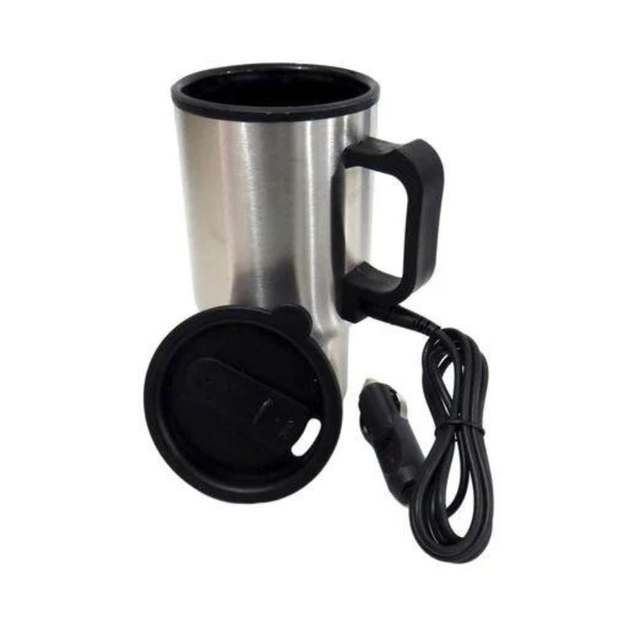 MUG TERMICO PORTATIL CON CONEXION PARA AUTO 12V - 4