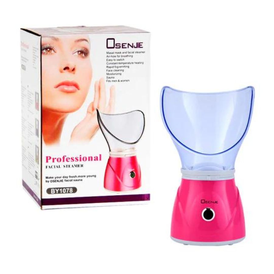 SAUNA FACIAL PROFESIONAL CLICK VENTAS INHALADOR DE VAPOR ROSADO - 2