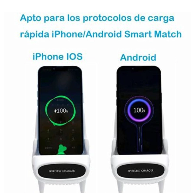 CARGADOR INALÁMBRICO CARGA RÁPIDA 15W - 3