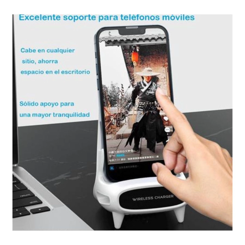 CARGADOR INALÁMBRICO CARGA RÁPIDA 15W - 4