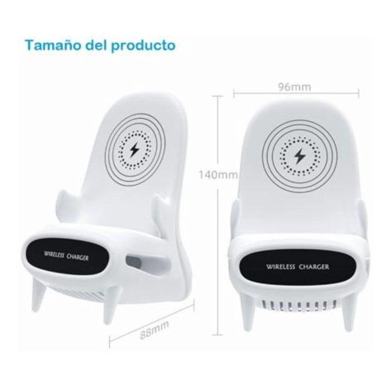 CARGADOR INALÁMBRICO CARGA RÁPIDA 15W - 5