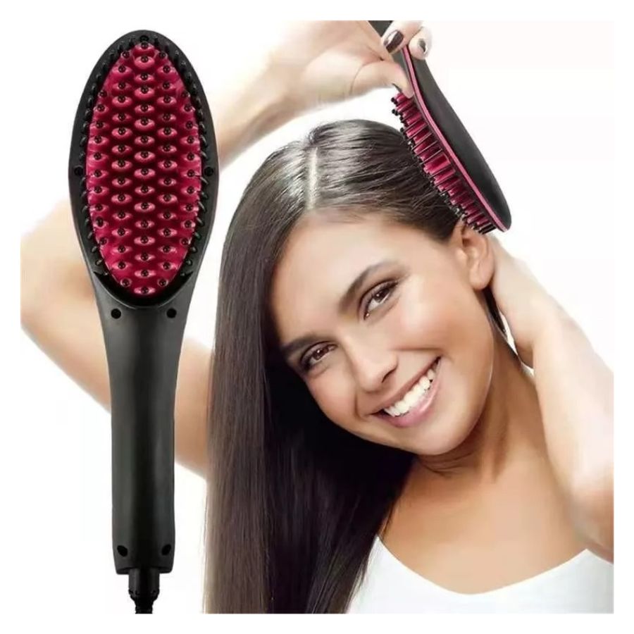 CEPILLO ELÉCTRICO CLICK VENTAS ALISADOR PLANCHA PELO ELECTRICO PEINE CERAMICA - 3