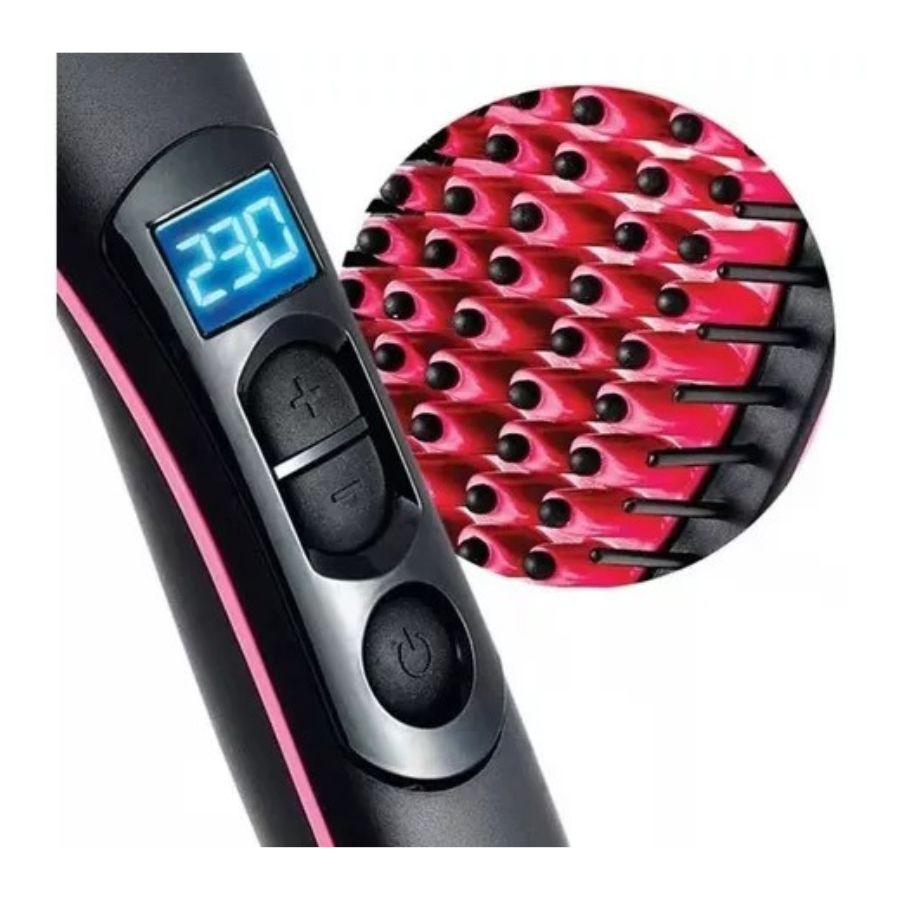 CEPILLO ELÉCTRICO CLICK VENTAS ALISADOR PLANCHA PELO ELECTRICO PEINE CERAMICA - 4