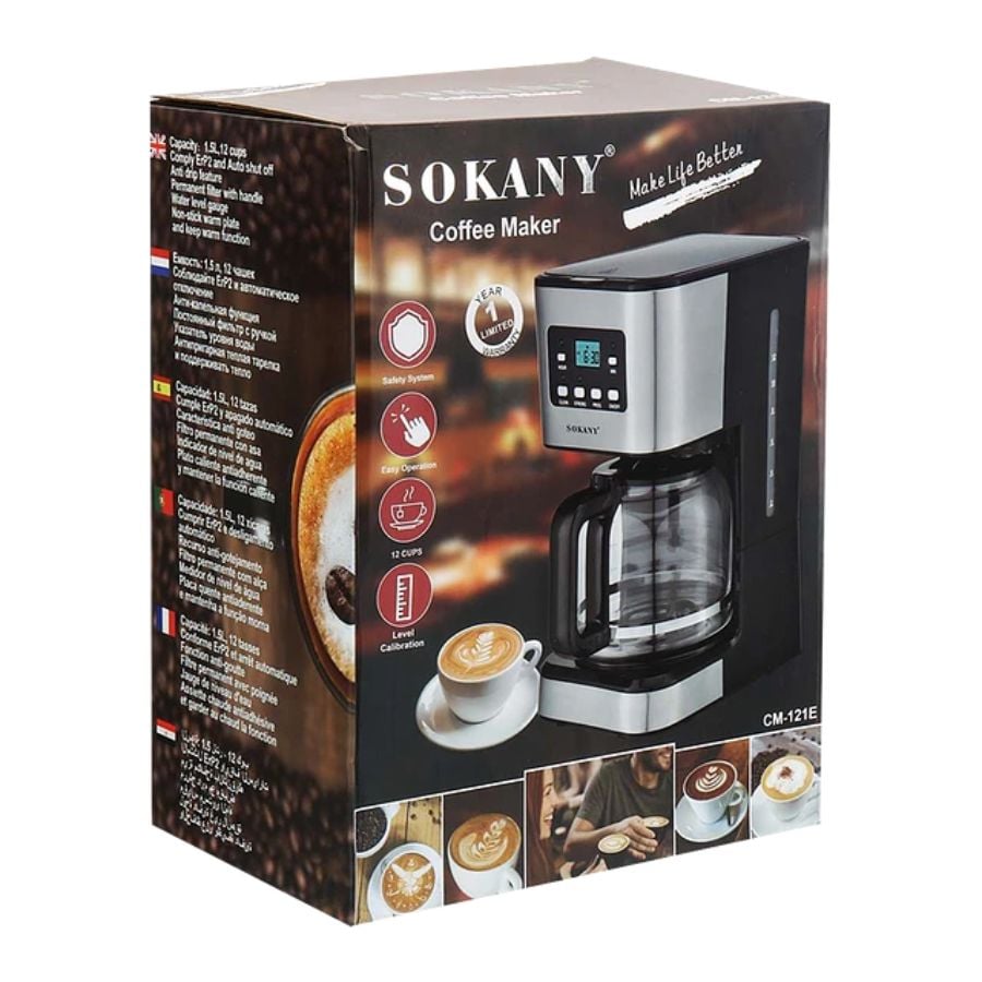 CAFETERA CLICK VENTAS GOTEO CON PANEL DIGITAL SOKANY - 5