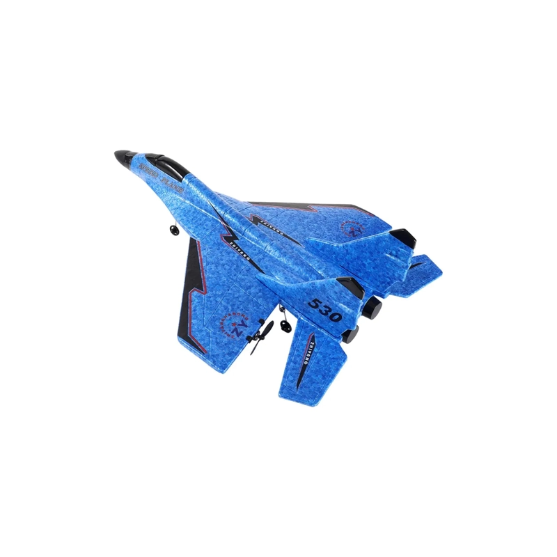 AVIÓN CLICK VENTAS AZUL PLANEADOR ACROBÁTICO TELEDIRIGIDO CONTROL REMOTO - 3