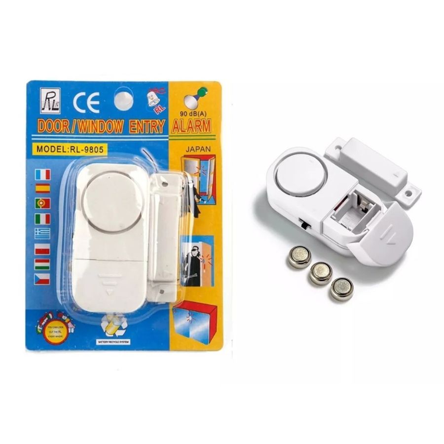 PACK 4 CLICK VENTAS PARA PUERTA VENTANA CON SENSOR MAGNÉTICO 90DB - 5
