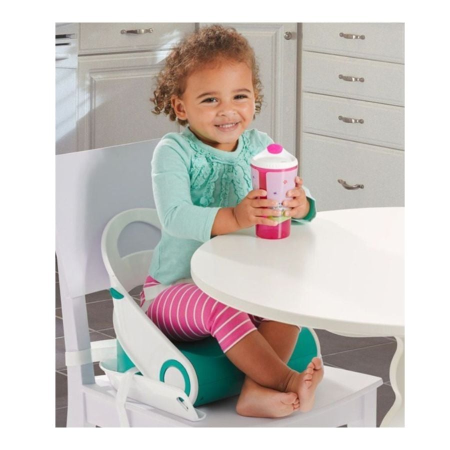 SILLA CLICK VENTAS BEBÉ COMER ALIMENTACIÓN PLEGABLE AZUL - 5