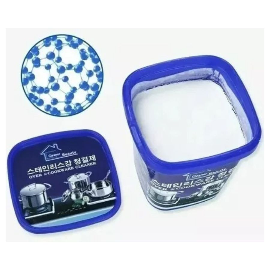 KIT DE LIMPIEZA DE CADENA DE ACERO INOXIDABLE PARA OLLAS - 5
