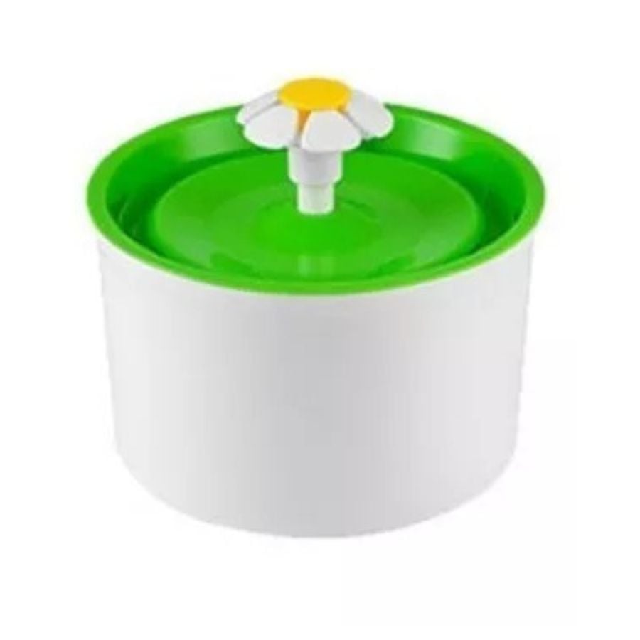 BEBEDERO PERROS CLICK VENTAS DISPENSADOR FUENTE AGUA VERDE - 1
