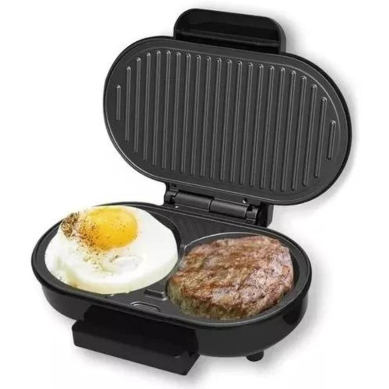 MÁQUINA HAMBURGUESAS CLICK VENTAS MULTIUSO HAEGER 2 HAMBURGUESAS