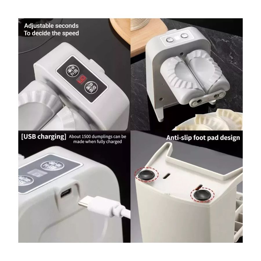 PRENSA PARA EMPANADAS RAVIOLES TIPO PASTELITO AUTOMÁTICA - 3