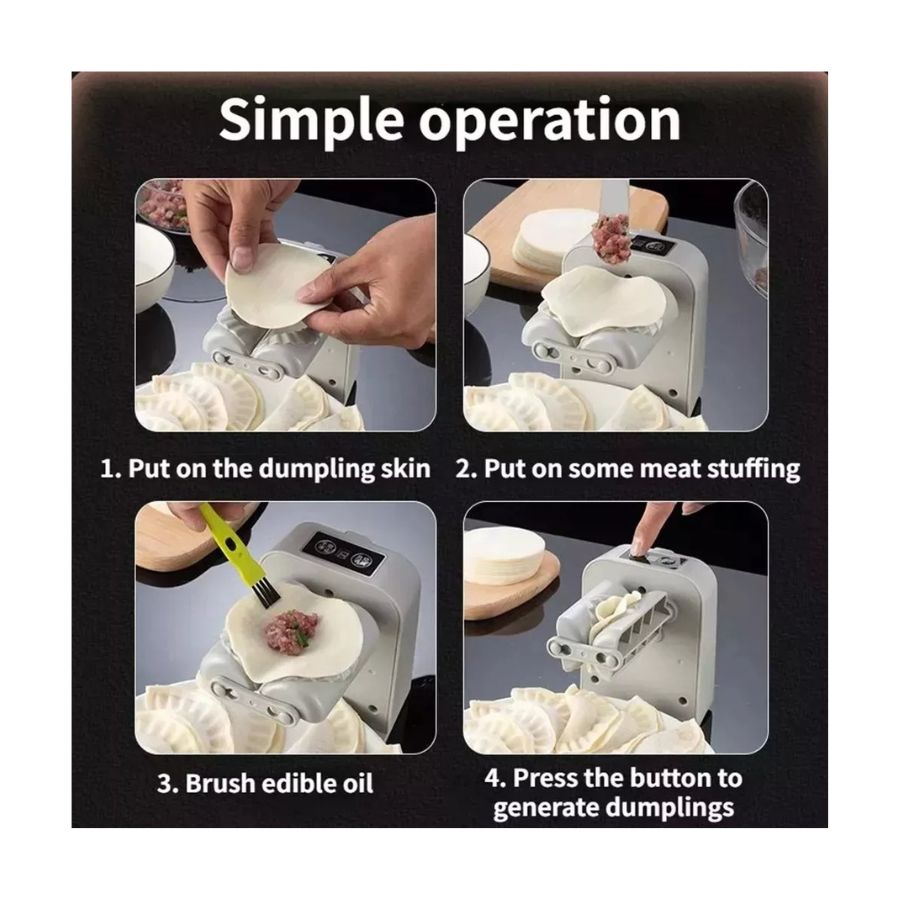 PRENSA PARA EMPANADAS RAVIOLES TIPO PASTELITO AUTOMÁTICA - 5
