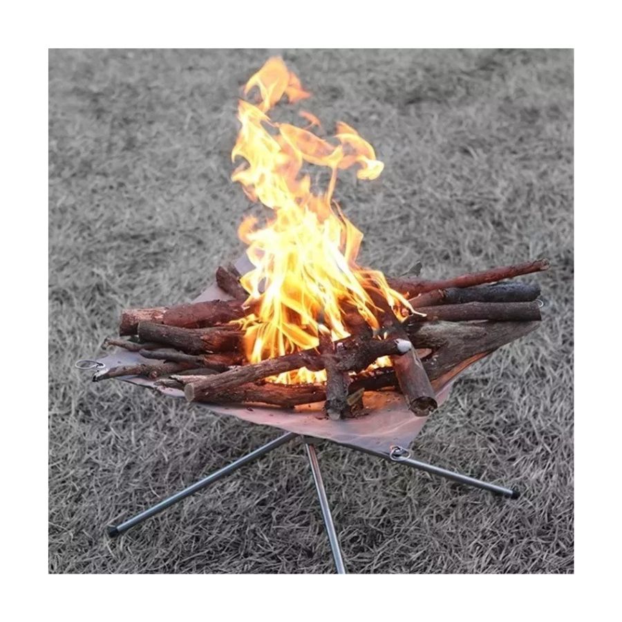 SOPORTE CLICK VENTAS PLEGABLE PORTÁTIL FOGATA PARA CAMPING AIRE LIBRE - 2