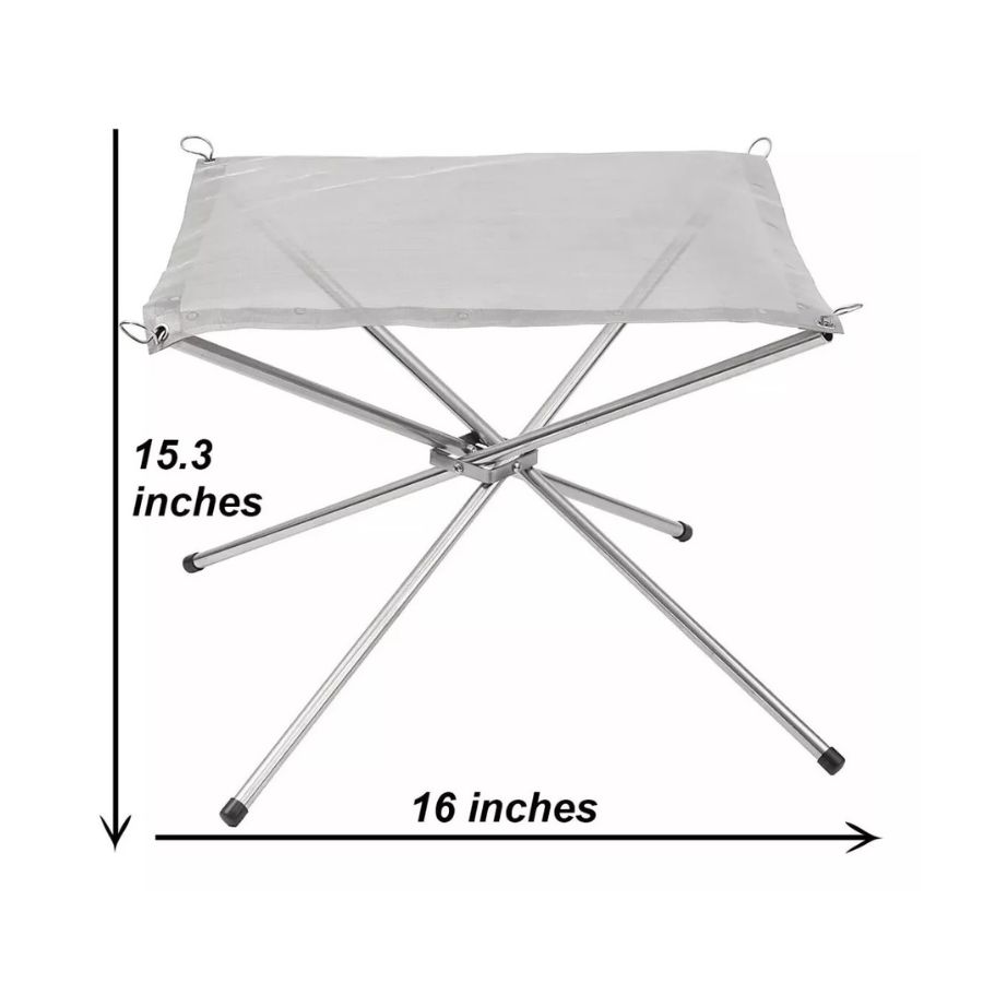 SOPORTE CLICK VENTAS PLEGABLE PORTÁTIL FOGATA PARA CAMPING AIRE LIBRE - 3