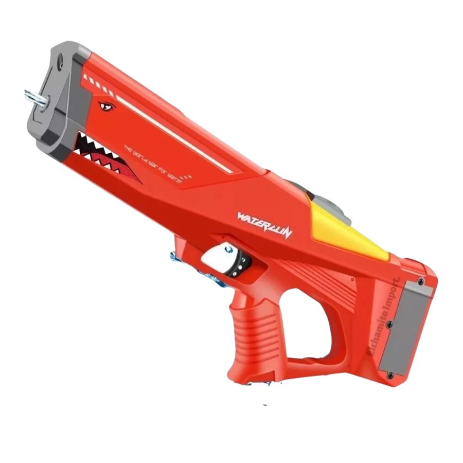 JUGUETE DE AGUA ELÉCTRICO BLASTER PARA NIÑOS ROJO - 1