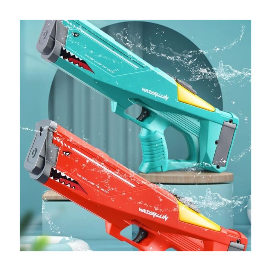 JUGUETE DE AGUA ELÉCTRICO BLASTER PARA NIÑOS AZUL - 3