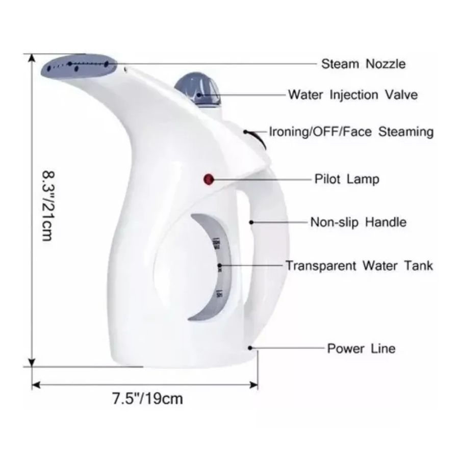 PLANCHA CLICK VENTAS A VAPOR PORTATIL MANO HOGAR - 2