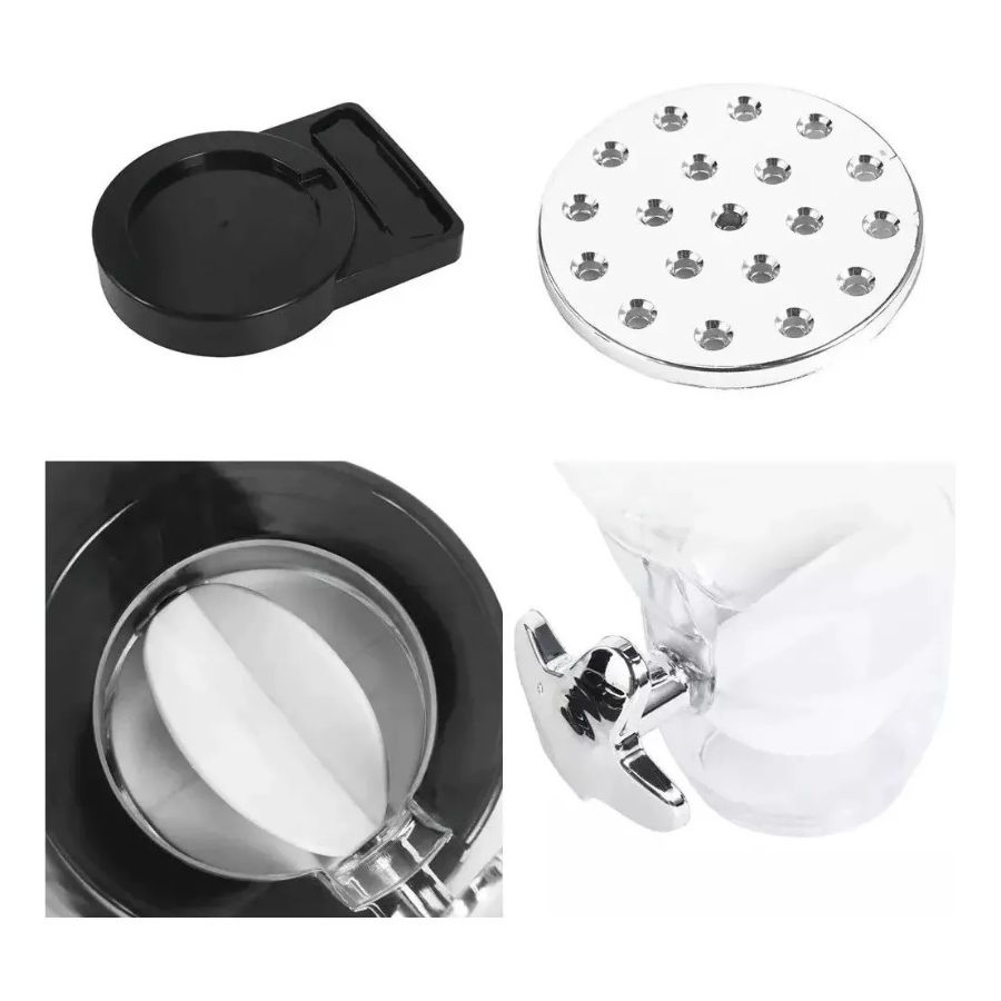 DISPENSADOR TRIPLE CEREAL GRANOS DULCES FRUTOS SECO - 3