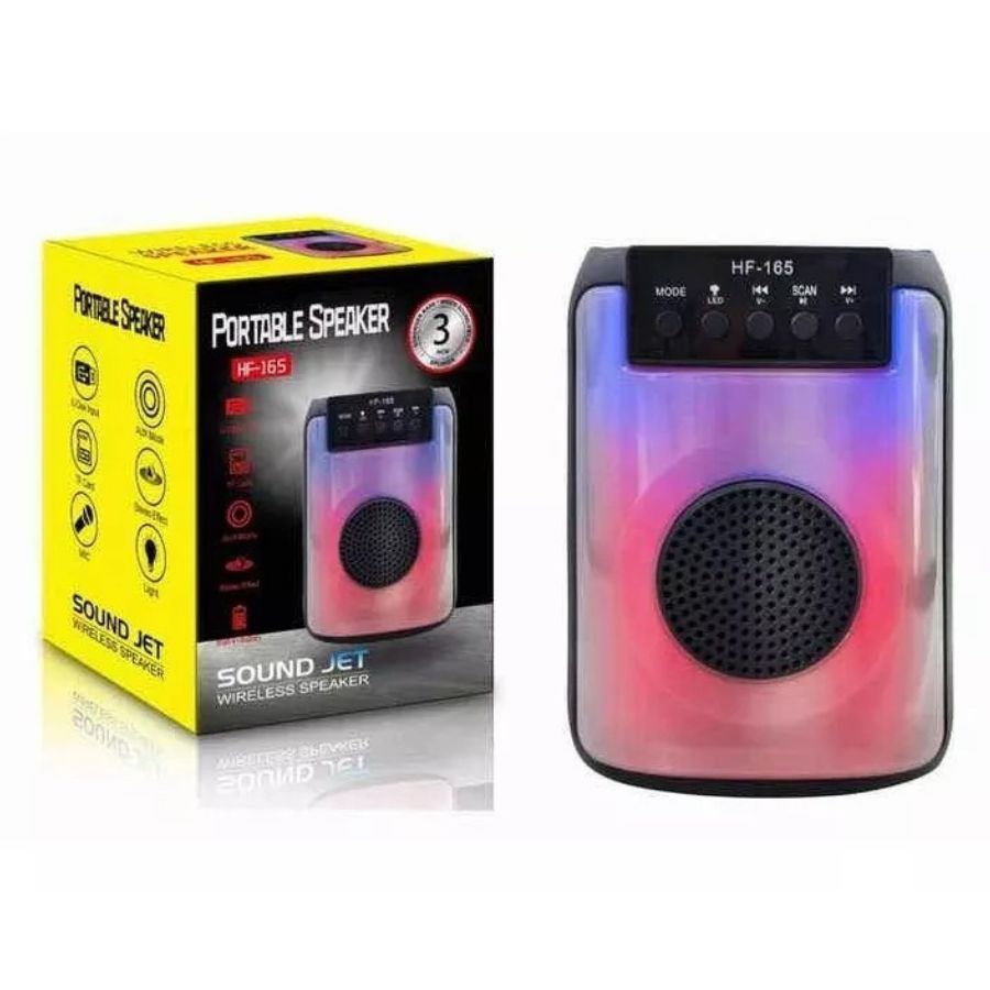 PARLANTE BLUETOOTH CLICK VENTAS PORTATIL INALAMBRICO ALTAVOZ HF165 - 2