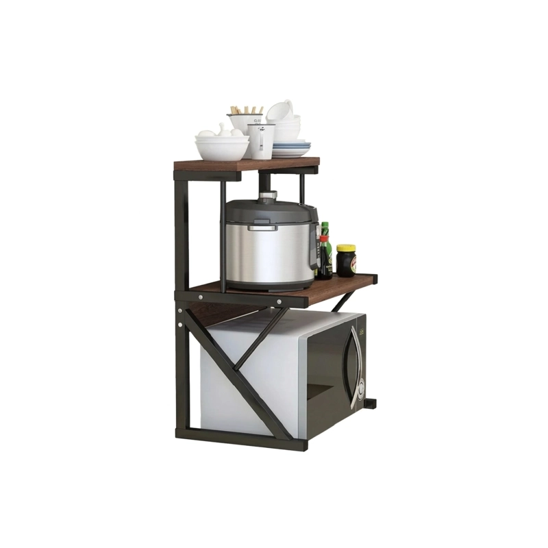 RACK ORGANIZADOR CLICK VENTAS ESTANTE COCINA HORNO MICROONDAS MADERA - 3