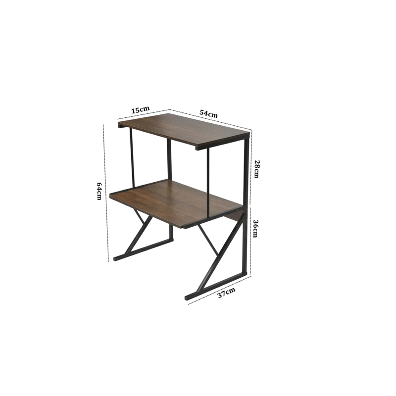 RACK ORGANIZADOR CLICK VENTAS ESTANTE COCINA HORNO MICROONDAS MADERA - 4