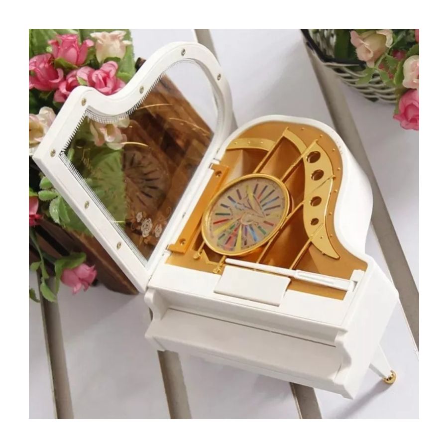 CAJA MUSICAL CLICK VENTAS RETRO PIANO VINTAGE KAWAII REGALO NIÑOS - 2