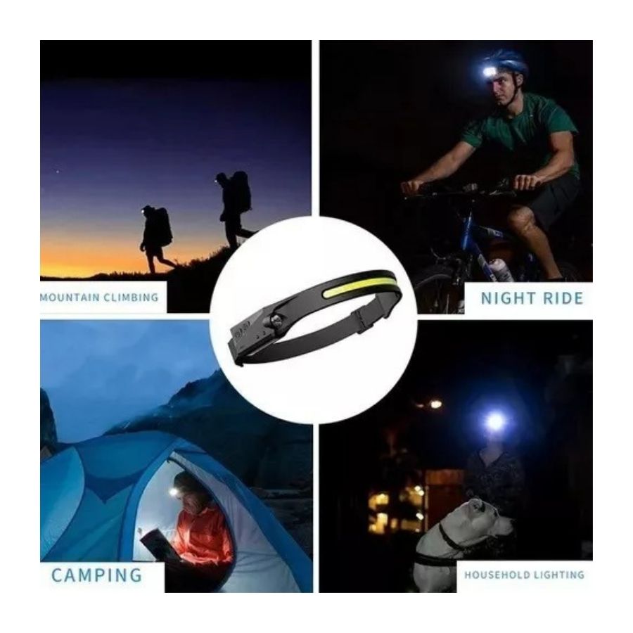 LINTERNA CLICK VENTAS CINTILLO CON SENSOR PARA USO FRONTAL CABEZA - 3