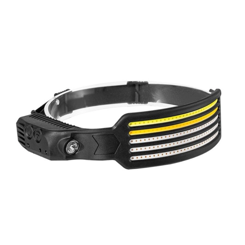 LAMPARA LINTERNA CLICK VENTAS USO FRONTAL CABEZA 5 LED RECARGABLE - 1
