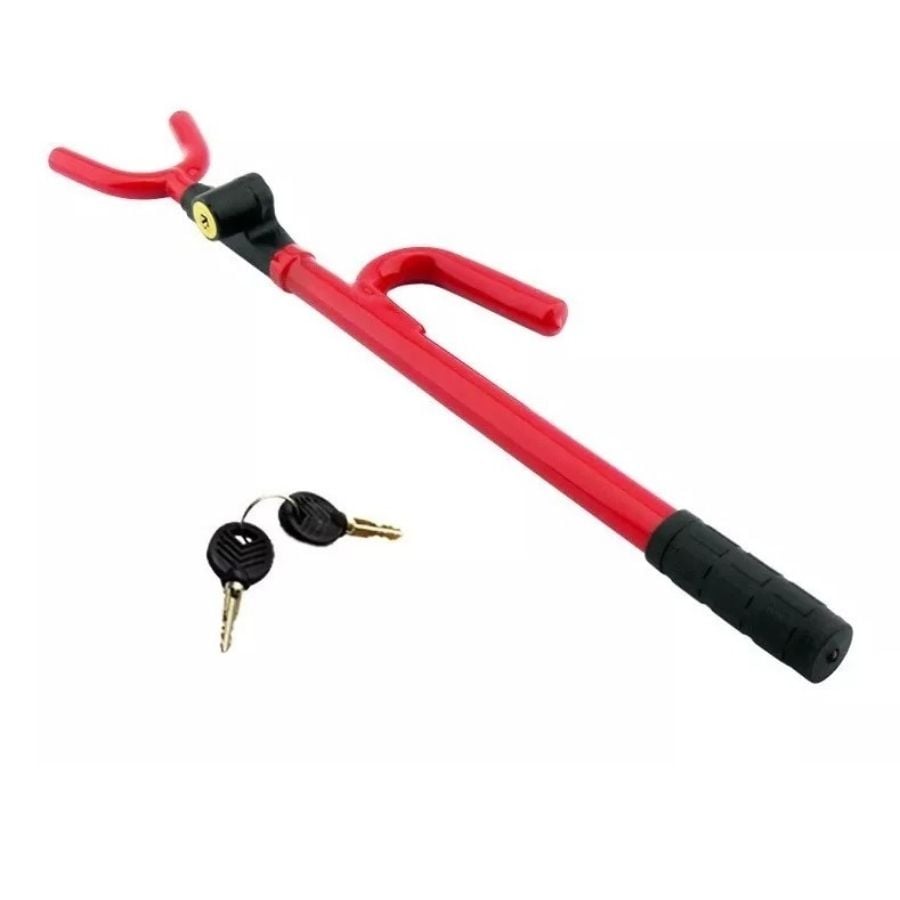 TRABA VOLANTE CLICK VENTAS ANTI ROBO REFORZADO PARA AUTO - 1