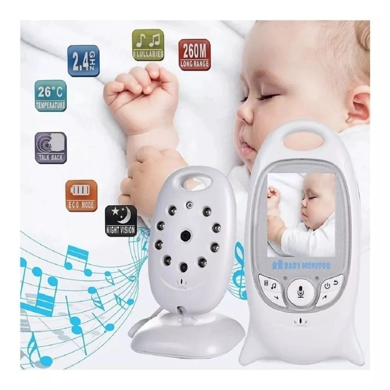 MONITOR CLICK VENTAS BEBÉ BEBÉ BEBÉ CAMARA BLANCO - 4