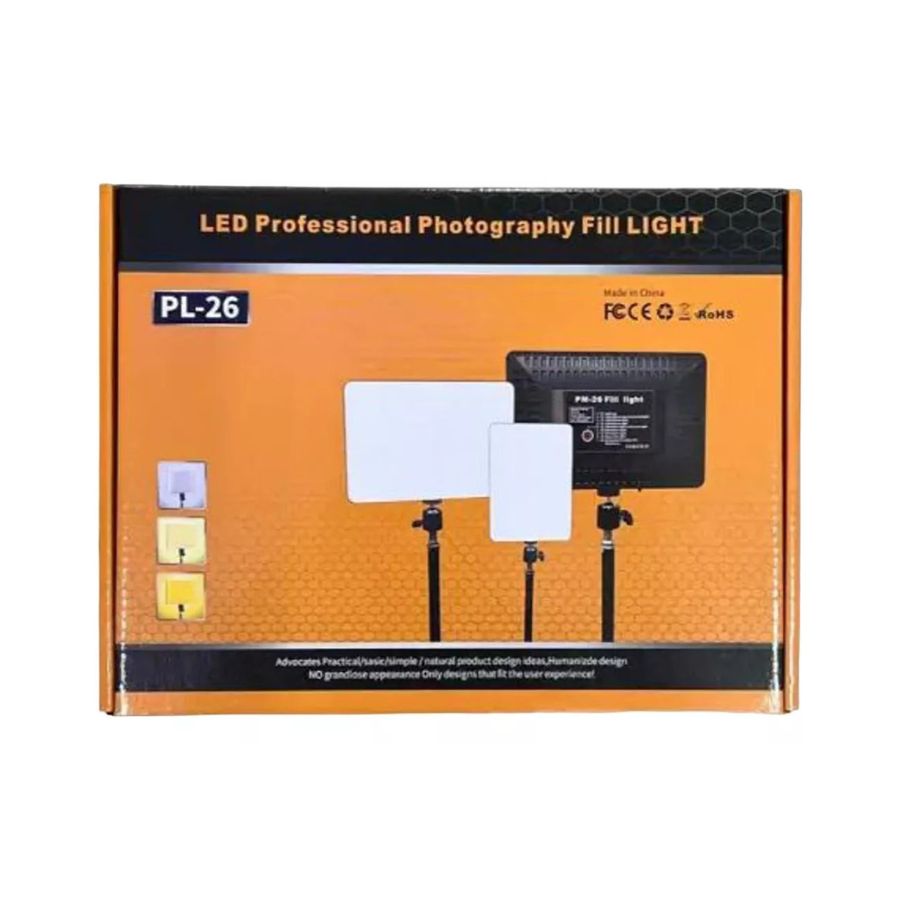 PANEL ESTUDIO LUZ DE RELLENO PL-26 PANEL VIDEO FOTOGRAFÍA - 3