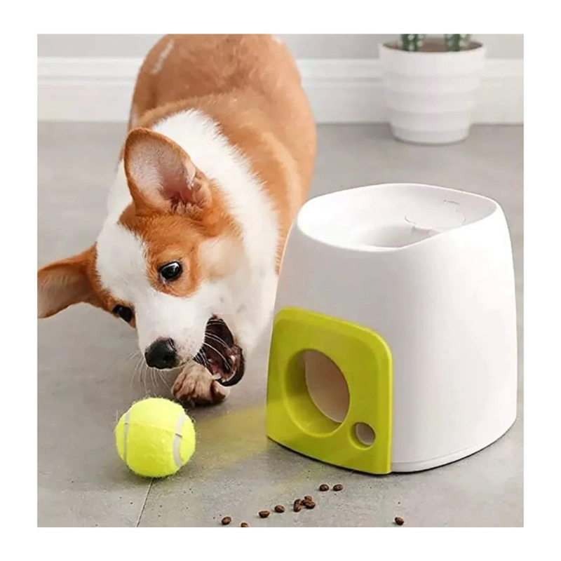 LANZADOR DE PELOTAS Y SNACK PARA PERRO INTERACTIVO - 3