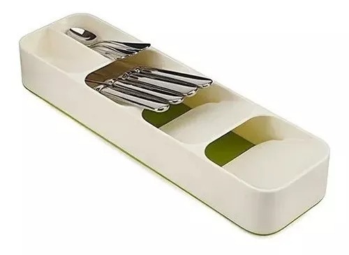 CUBIERTERO CLICK VENTAS ORGANIZADOR CUBIERTOS CAJONES BLANCO - 1