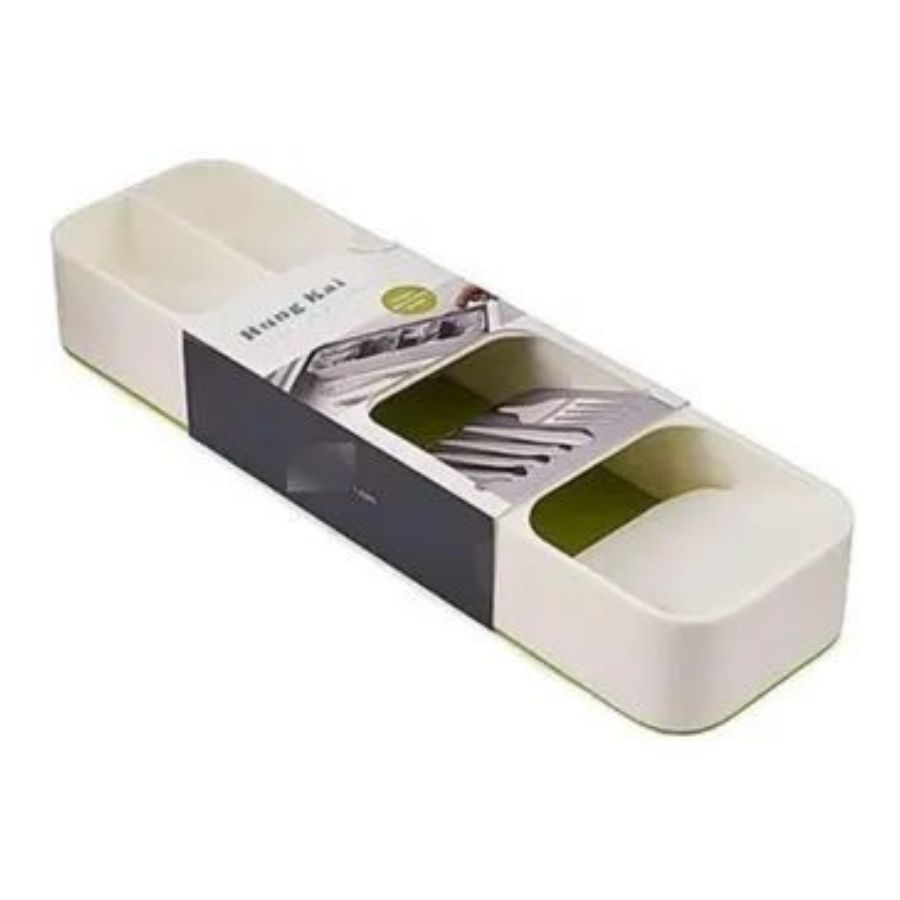 CUBIERTERO CLICK VENTAS ORGANIZADOR CUBIERTOS CAJONES BLANCO - 2