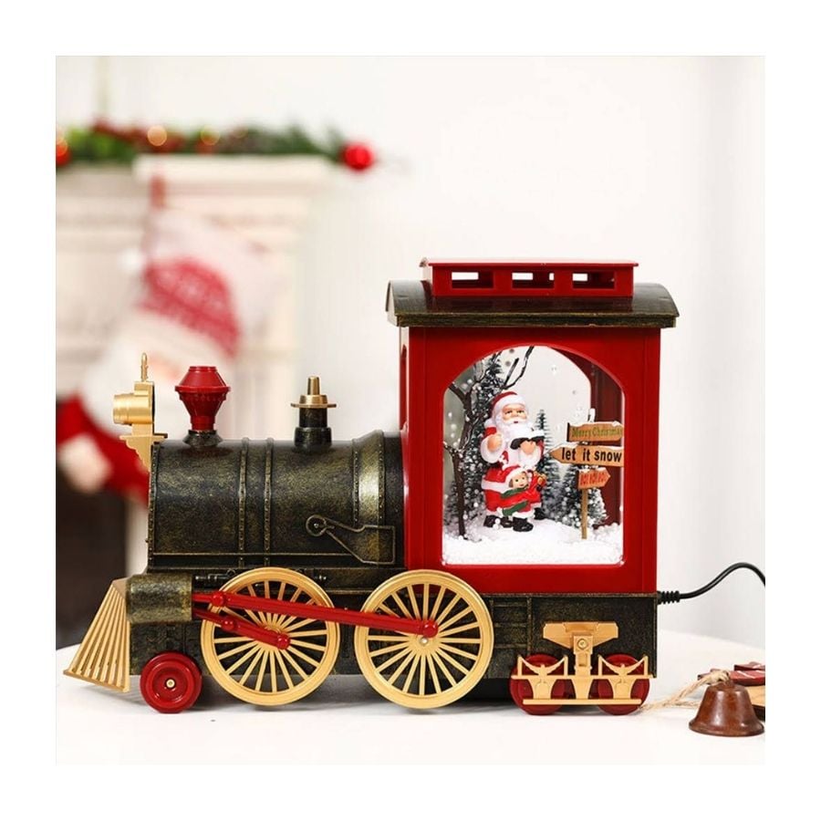 LINTERNA TREN DE NAVIDAD DECORACION NAVIDEÑA - 3