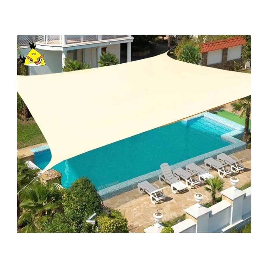 CARPA TOLDO VELA RECTANGULAR IMPERMEABLE SOMBREADOR 5X4M - 4