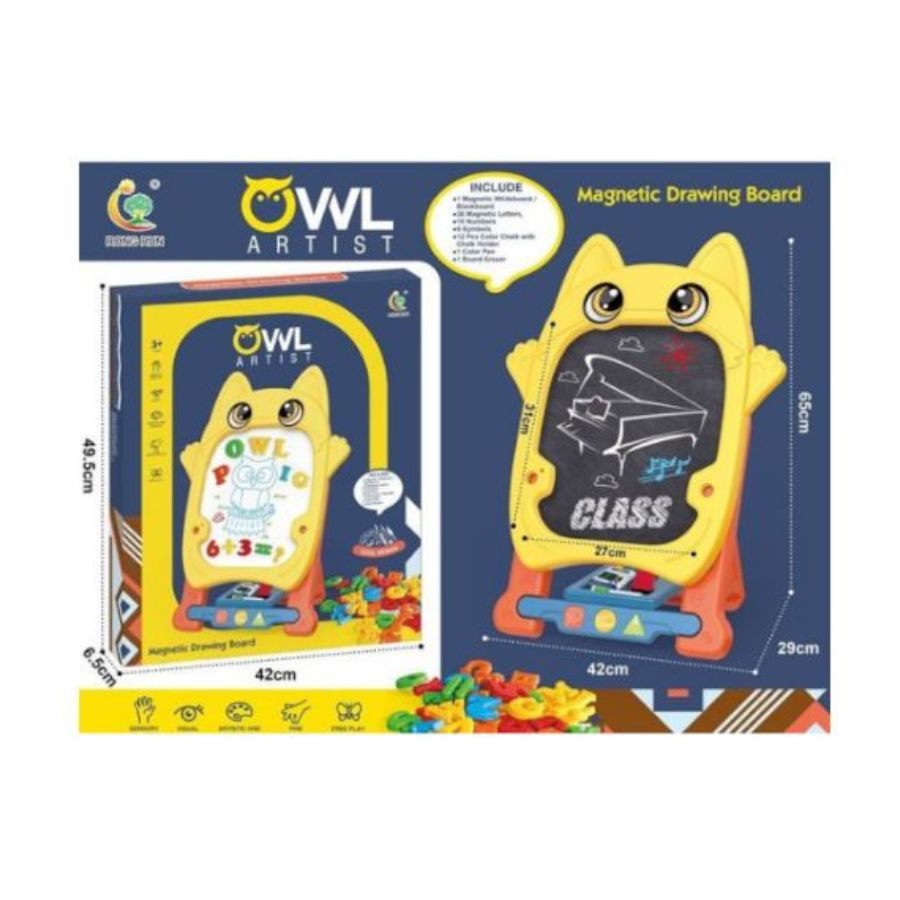 TABLERO DE DIBUJO CLICK VENTAS MAGNETICO CABALLETE PARA NIÑOS - 3