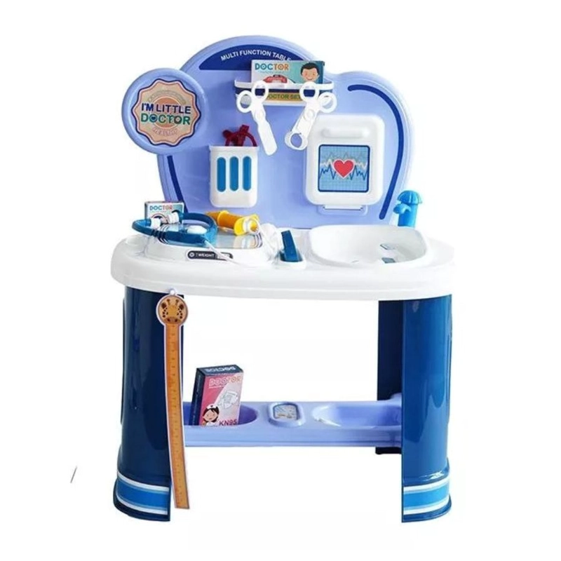 JUGUETE CLICK VENTAS AZUL JUEGO DE MEDICO MESA DOCTOR EDUCATIVO PARA NIÑOS - 1