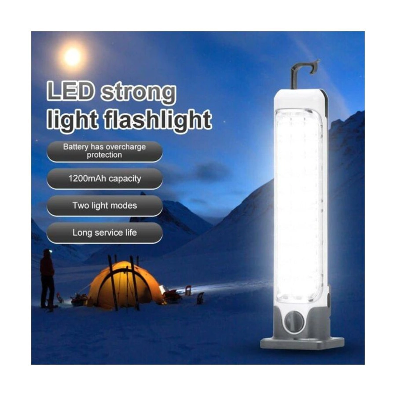 LAMPARA LED CLICK VENTAS RECARGABLE CAMPING LUZ BLANCA 60 W - 2