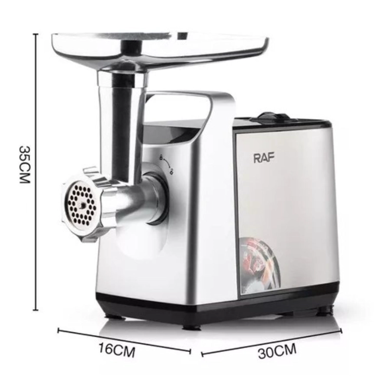 MAQUINA MOLEDORA PICADORA DE CARNE MOLIDA CHOCLO ELECTRICA RAF - 3