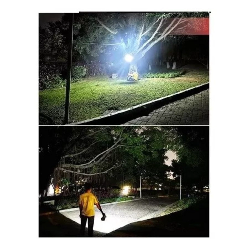 LINTERNA LED CLICK VENTAS CAMPING CAMPAMENTO RECARGABLE 3 TUBOS - 2