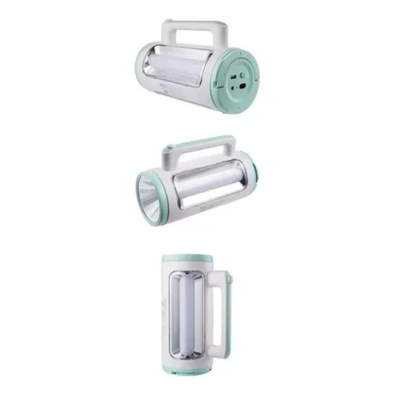 LINTERNA LED CLICK VENTAS CAMPING CAMPAMENTO RECARGABLE 3 TUBOS - 4